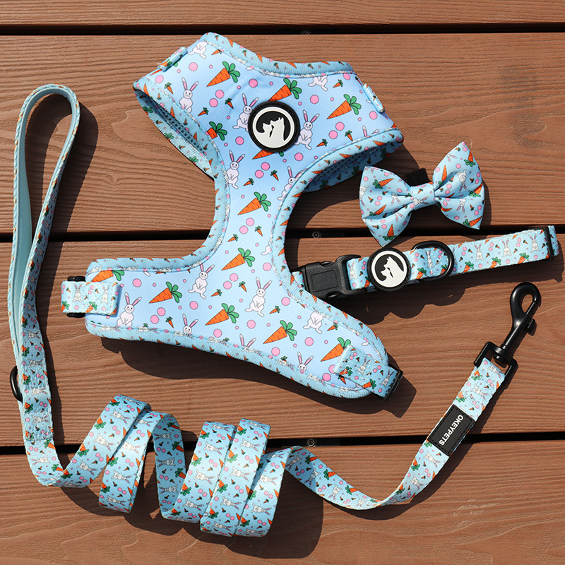 Fabricant de harnais rembourrés pour chiens OKEYPETS de qualité, couleur rose 13