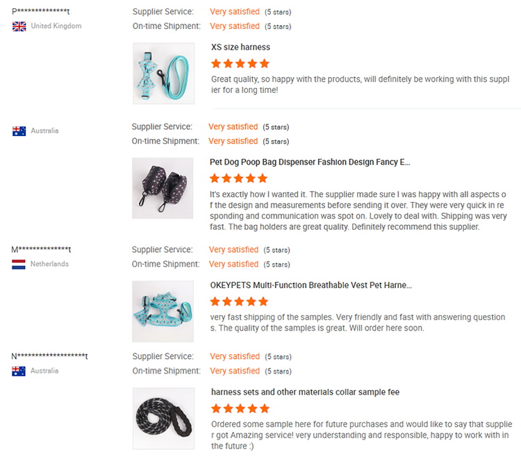 Harnais pour chien à motifs colorés OKEYPETS, vente en gros, en néoprène, anti-traction et respirant. 12