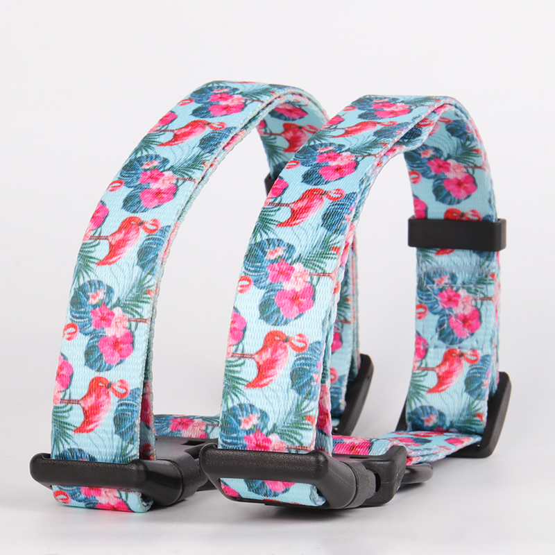 Collier pour chien personnalisé OKEYPETS en tissu double couche avec boucle de sécurité 15