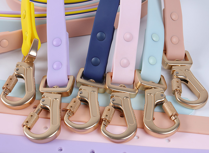 OKEYPETS Wholesale 7 Colors PVC Dog Collar Dog Leash  Custom Waterproof PVC Dog Lead Collar With Name Tag 13