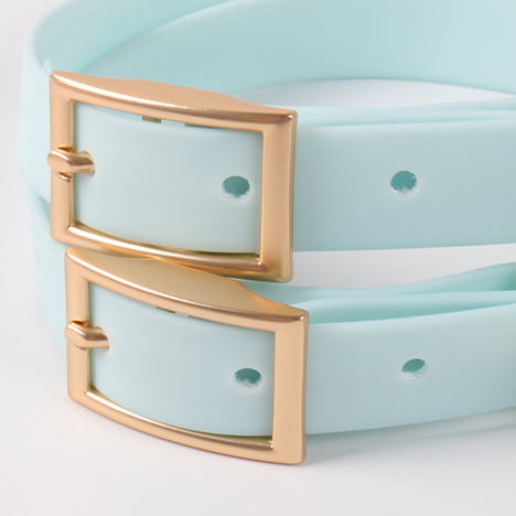 OKEYPETS Wholesale 7 Colors PVC Dog Collar Dog Leash  Custom Waterproof PVC Dog Lead Collar With Name Tag 12