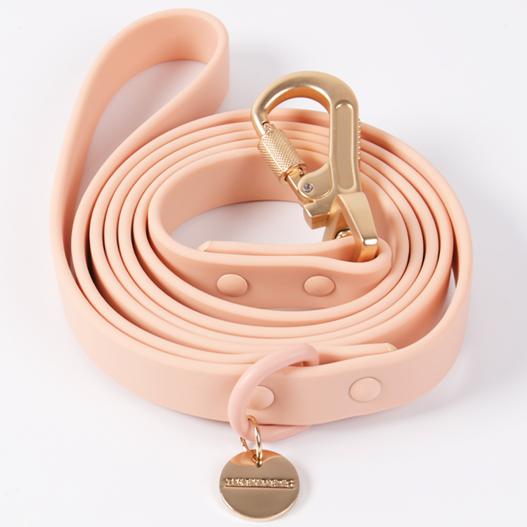 OKEYPETS Wholesale 7 Colors PVC Dog Collar Dog Leash  Custom Waterproof PVC Dog Lead Collar With Name Tag 25