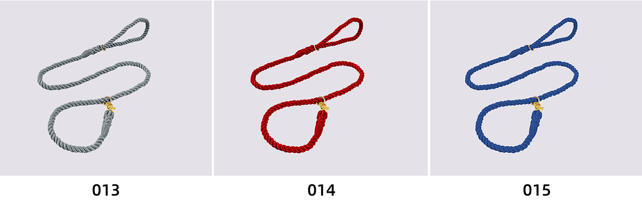 OKEYPETS Vente en gros Laisse pour chien en coton coloré, tressée à la main, corde résistante, laisses pour animaux de compagnie 19