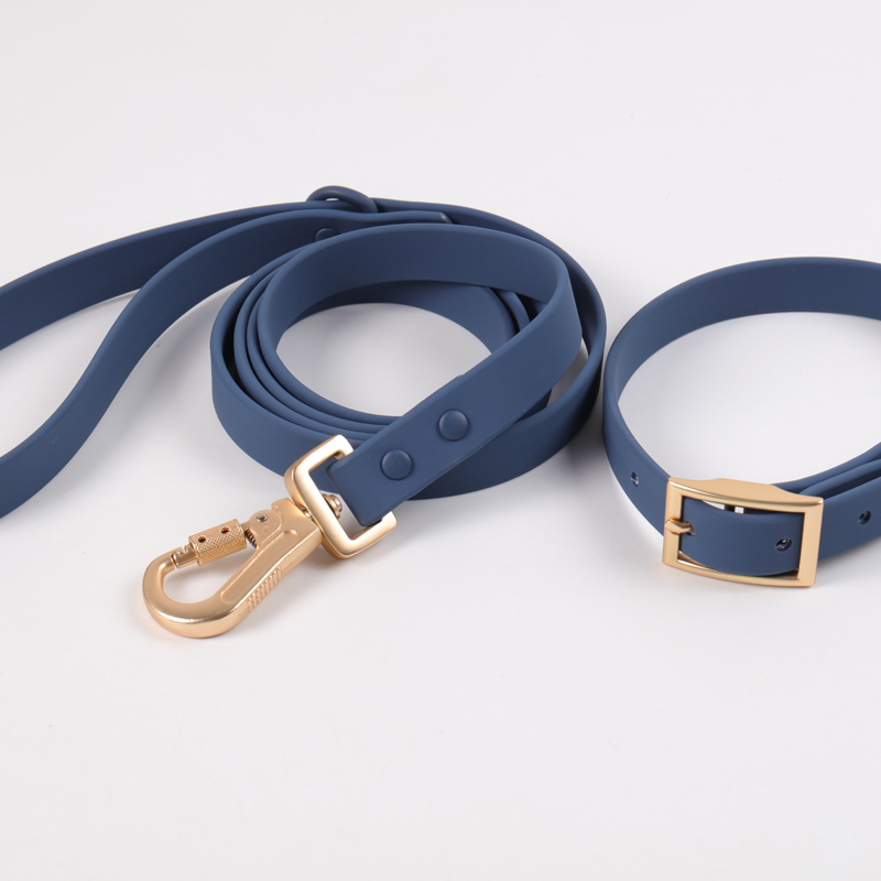 OKEYPETS Vente en gros Ensemble laisse et collier pour chien en PVC imperméable et durable de haute qualité, idéal pour les activités de plein air. 15