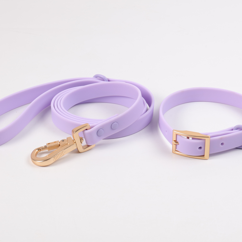 OKEYPETS Vente en gros Ensemble laisse et collier pour chien en PVC imperméable et durable de haute qualité, idéal pour les activités de plein air. 14