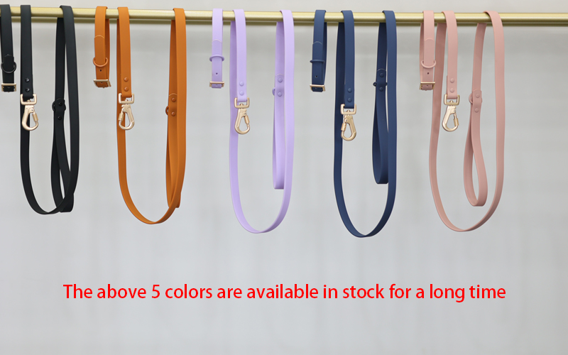 OKEYPETS Vente en gros Ensemble laisse et collier pour chien en PVC imperméable et durable de haute qualité, idéal pour les activités de plein air. 9