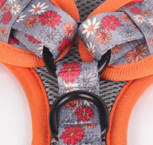 OKEYPETS Ensemble harnais et laisse pour chien - Fabricant de harnais pour chien imprimés et rembourrés personnalisés 15