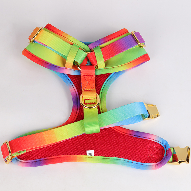 Harnais pour chien personnalisé avec logo, idéal pour les promenades. Harnais en polyester personnalisé pour animaux de compagnie. 20