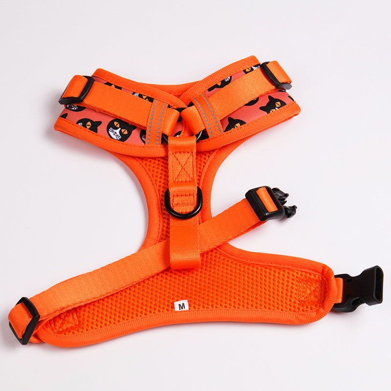 Harnais pour chien personnalisé avec logo, idéal pour les promenades. Harnais en polyester personnalisé pour animaux de compagnie. 17
