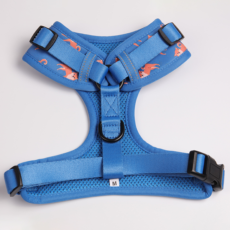 Harnais pour chien personnalisé avec logo, idéal pour les promenades. Harnais en polyester personnalisé pour animaux de compagnie. 9