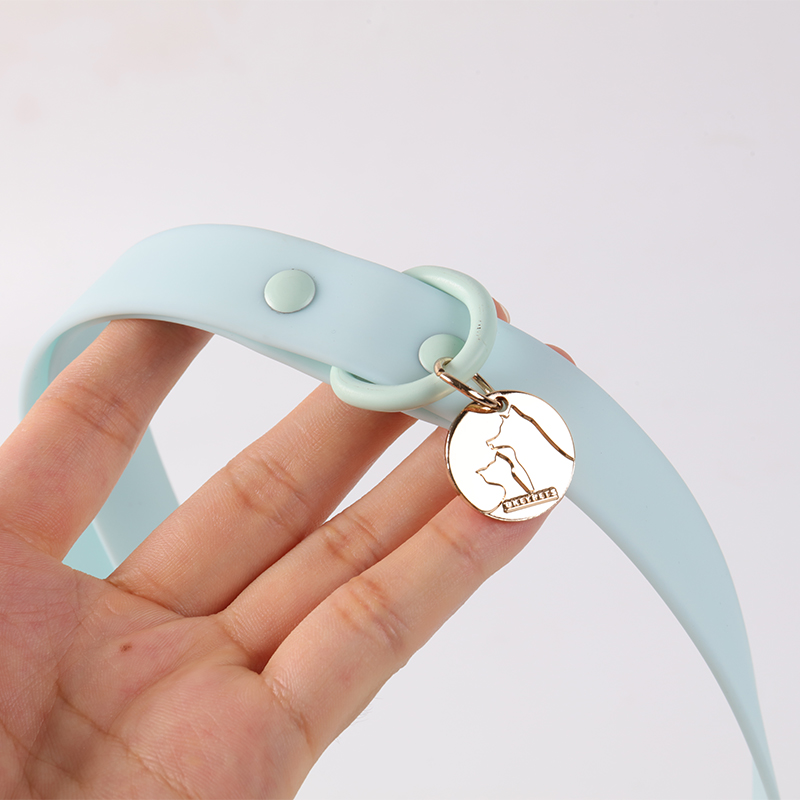 Collier personnalisé gravé de la marque OKEYPETS, collier tendance avec étiquette nominative imprimée pour chien 28