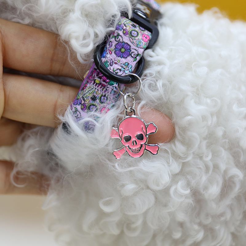 Collier personnalisé gravé de la marque OKEYPETS, collier tendance avec étiquette nominative imprimée pour chien 29