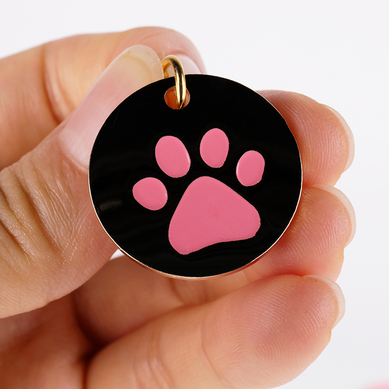 Collier personnalisé gravé de la marque OKEYPETS, collier tendance avec étiquette nominative imprimée pour chien 20