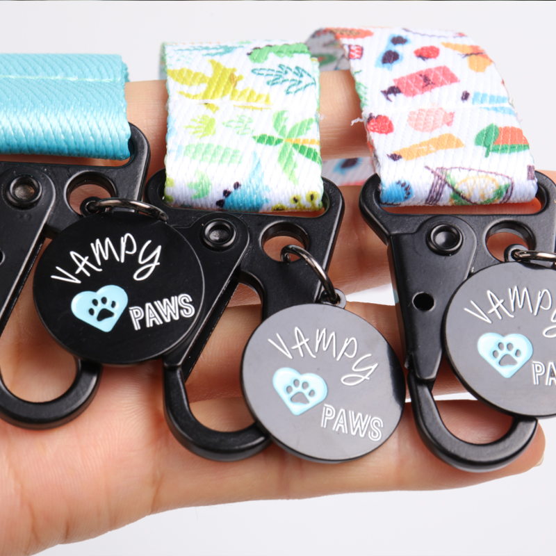 Collier personnalisé gravé de la marque OKEYPETS, collier tendance avec étiquette nominative imprimée pour chien 27