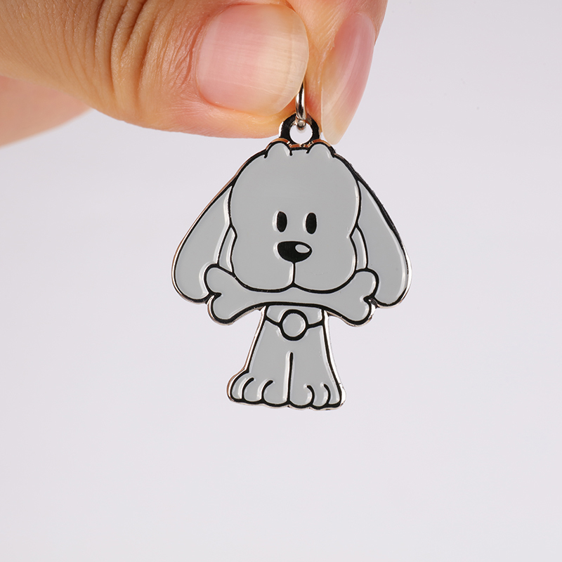 Collier personnalisé gravé de la marque OKEYPETS, collier tendance avec étiquette nominative imprimée pour chien 22