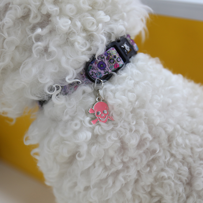 Collier personnalisé gravé de la marque OKEYPETS, collier tendance avec étiquette nominative imprimée pour chien 30