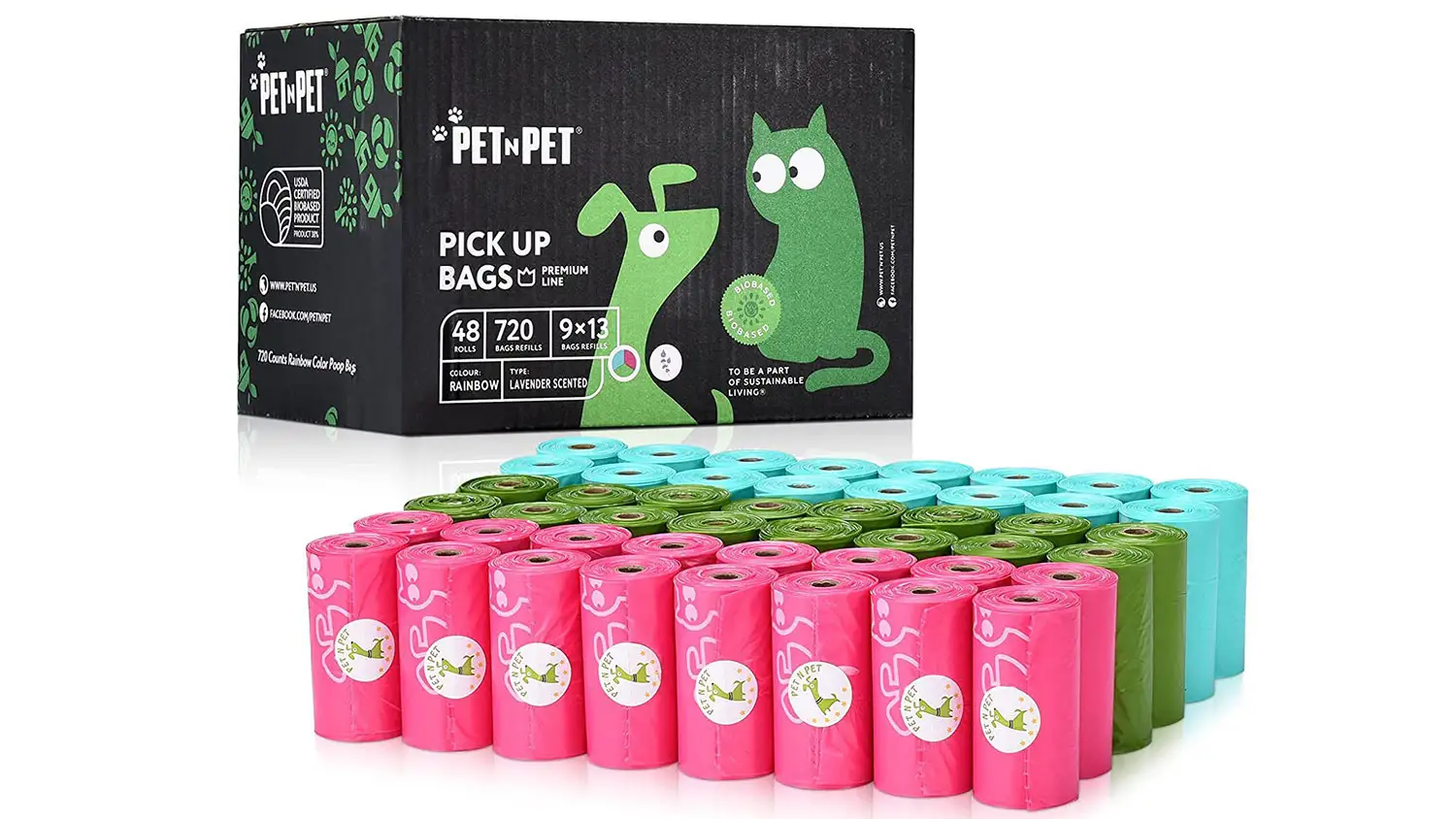 Sacs à déjections canines personnalisés OKEYPETS - Sacs biodégradables 1