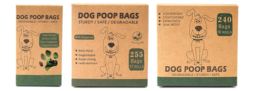 Sacs à déjections canines personnalisés OKEYPETS - Sacs biodégradables 9