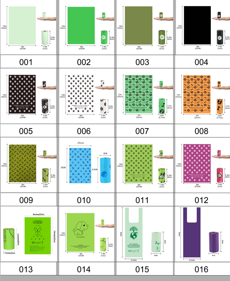 Sacs à déjections canines personnalisés OKEYPETS - Sacs biodégradables 18