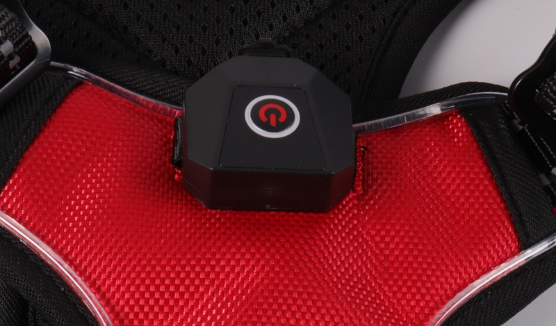 Harnais pour chien lumineux à LED, anti-traction, réfléchissant, respirant, robuste, grande taille, pour l'entraînement tactique et personnalisé. 12