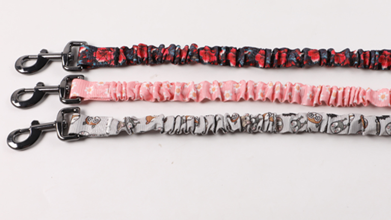 Laisse élastique personnalisée OKEYPETS pour chien, double poignée, robuste, avec logo 20