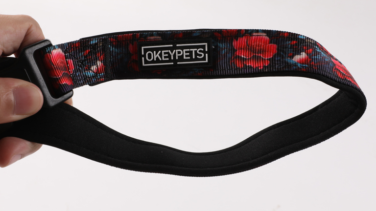 Laisse élastique personnalisée OKEYPETS pour chien, double poignée, robuste, avec logo 9