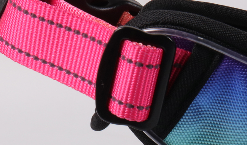 Harnais tactique personnalisé pour chien, anti-traction, rembourré, sûr, réglable, réfléchissant, robuste, avec LED. 10