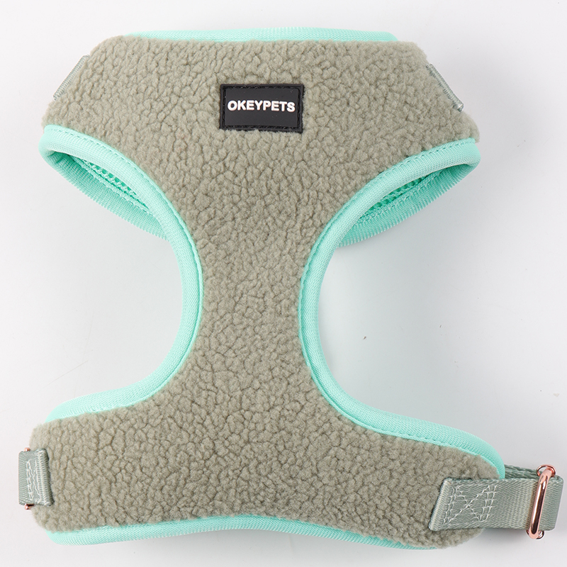 Harnais pour chien en sherpa chaud - Promotion - Ensemble de harnais pour chien en sherpa doux et confortable 6