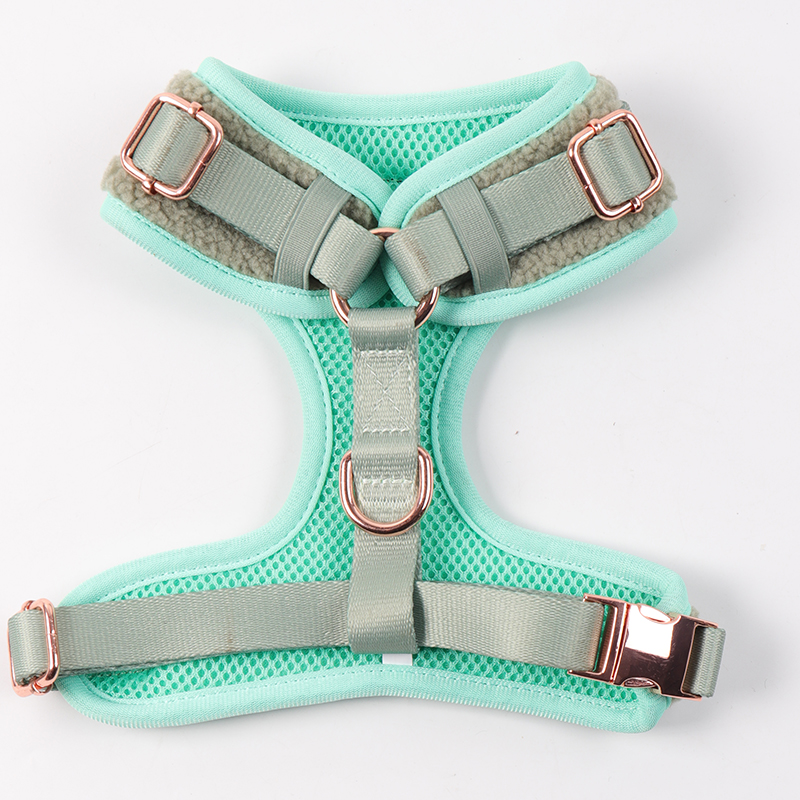 Harnais pour chien en sherpa chaud - Promotion - Ensemble de harnais pour chien en sherpa doux et confortable 9