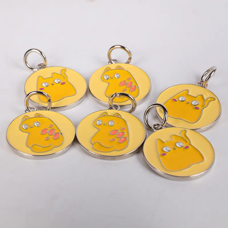 Custom Engraved Pet ID Tags – Durable Zinc Alloy, Multiple Sizes & Colors 4