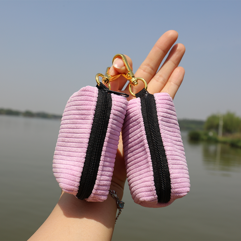 OKEYPETS ham de lux pentru câini și pisici, logo personalizat, ham de câine din catifea roz și roșie, cu suport pentru sac de rahat, set de lesă pentru zgardă și câine 10