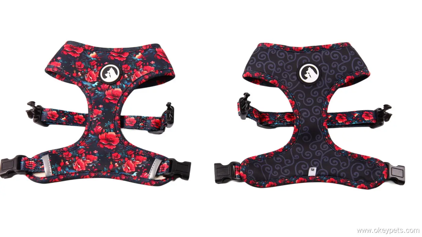 Reversible Dog Harness: Double-sided designs for double the fun! 3