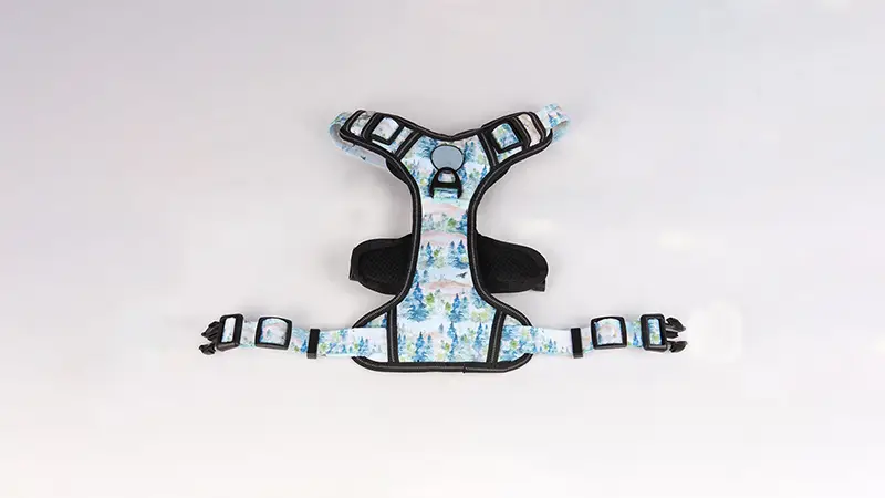 OKEYPETS Fabricant de harnais pour chiens sur mesure Harnais pour chien Oxford respirant et personnalisé avec collier ajustable 1