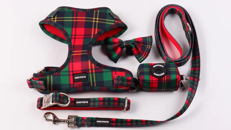 Harnais pour chien personnalisé, neuf, impression par sublimation, en polyester néoprène, ajustable, avec logo. 1