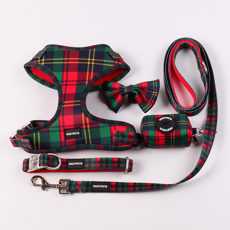 Harnais pour chien personnalisé, neuf, impression par sublimation, en polyester néoprène, ajustable, avec logo. 5