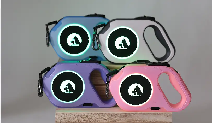 OKEYPETS Guinzaglio estensibile per cani da 16 piedi con luce LED per cani di piccola, media e grande taglia 1