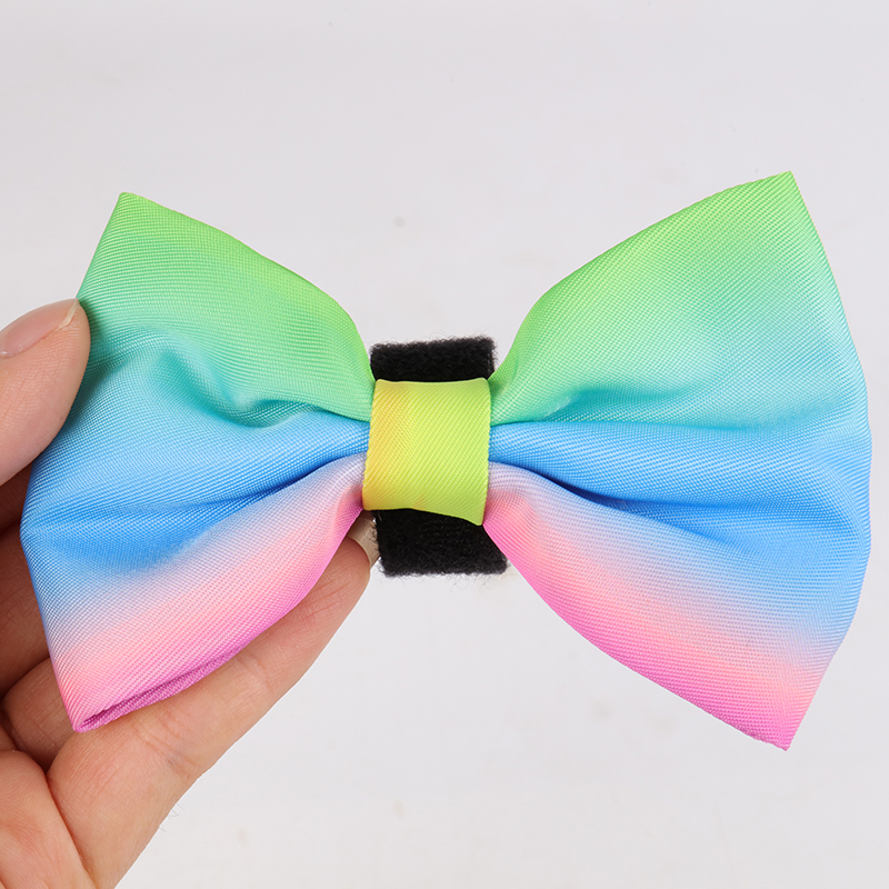 Harnais pour chien en néoprène arc-en-ciel, harnais double couche anti-traction 15