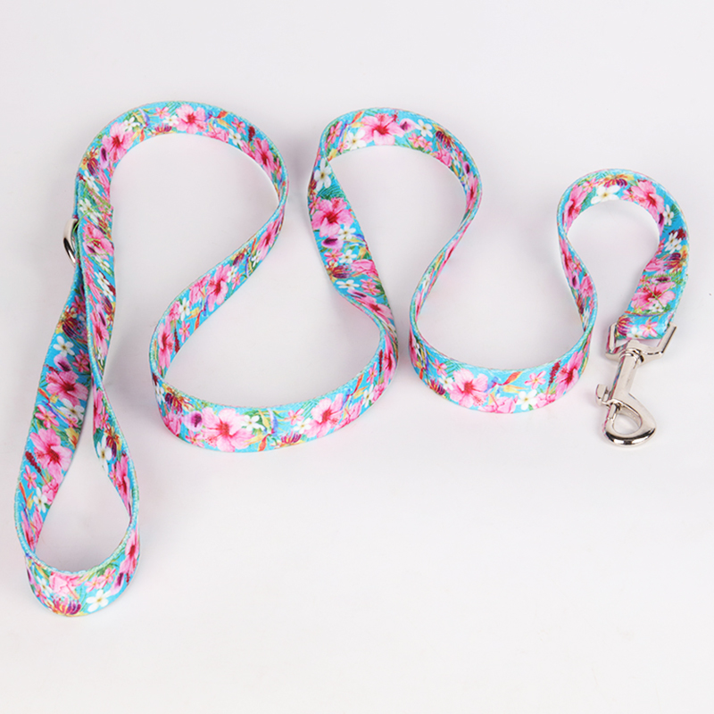 Sangle personnalisée de haute qualité, durable et imprimée par sublimation pour cordons, colliers, laisses et harnais pour animaux de compagnie 17