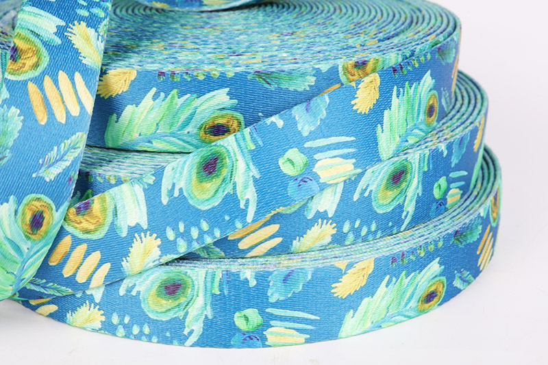 Sangle personnalisée de haute qualité, durable et imprimée par sublimation pour cordons, colliers, laisses et harnais pour animaux de compagnie 10