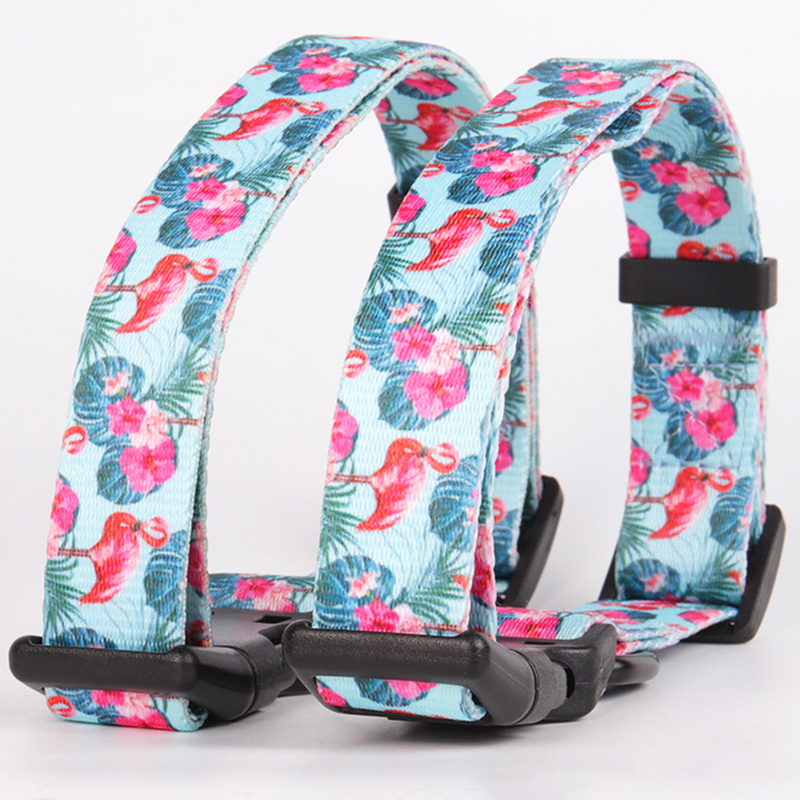 Sangle personnalisée de haute qualité, durable et imprimée par sublimation pour cordons, colliers, laisses et harnais pour animaux de compagnie 14