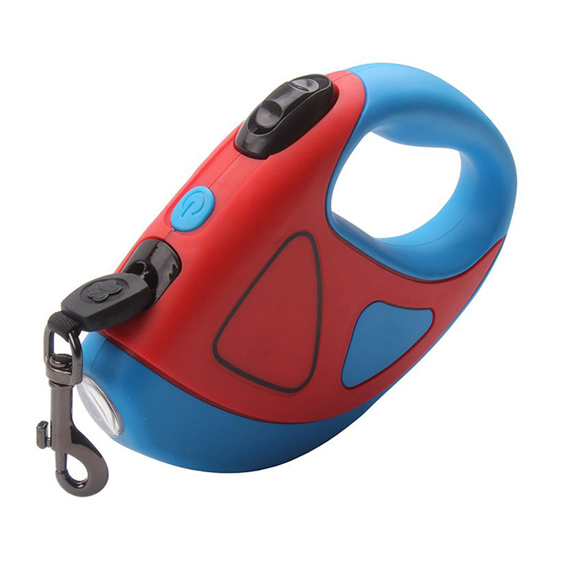Laisse rétractable pour chien OKEYPETS avec lampe torche LED puissante, poignée antidérapante et confortable, pour une promenade automatique personnalisée. 15