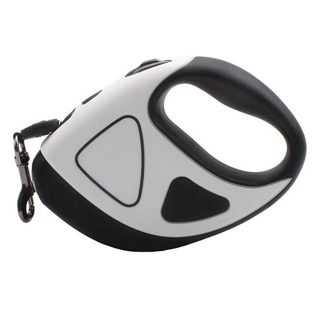 Laisse rétractable pour chien OKEYPETS avec lampe torche LED puissante, poignée antidérapante et confortable, pour une promenade automatique personnalisée. 12