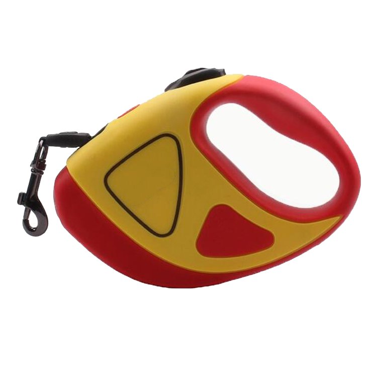 Laisse rétractable pour chien OKEYPETS avec lampe torche LED puissante, poignée antidérapante et confortable, pour une promenade automatique personnalisée. 14