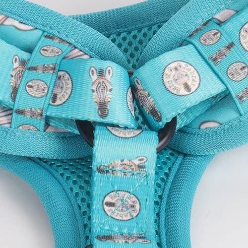 OKEYPETS - Collier et harnais rembourrés de luxe, ajustables et personnalisés avec logo imprimé par sublimation 16