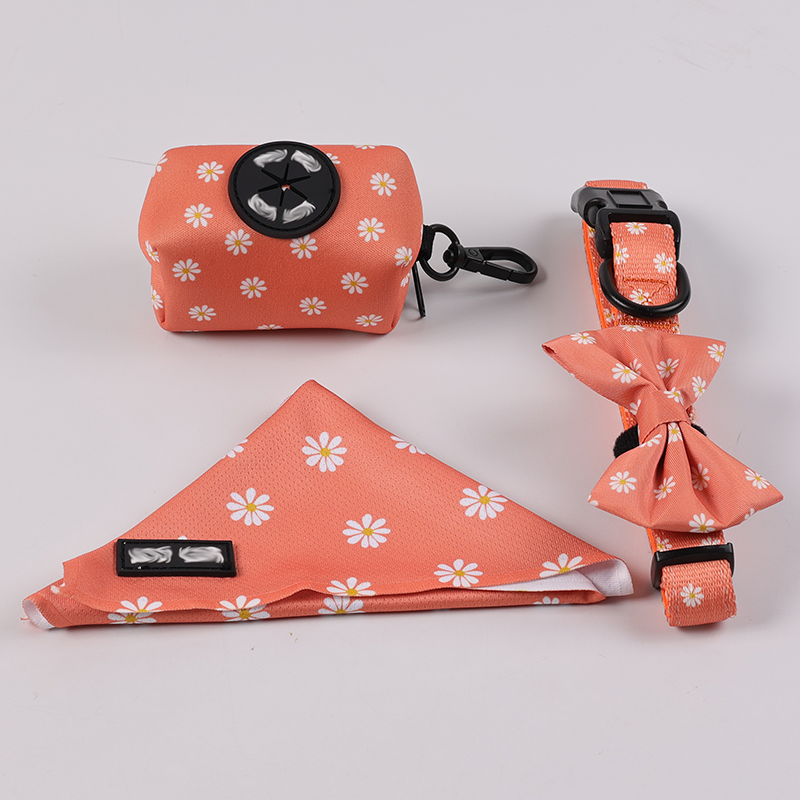 Harnais de mariage à carreaux de Noël pour chiens, emballage, ensemble de harnais pour chiens d'Halloween avec logo personnalisé 12