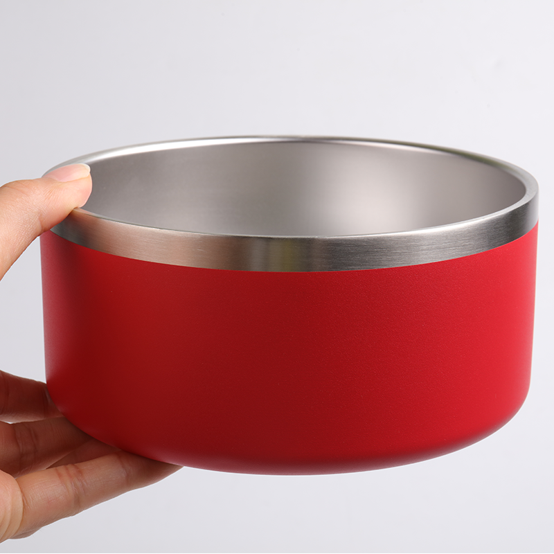 OKEYPETS Kisállat-kiegészítők Nagykereskedelmi Kutya Luxus Tál 32/64oz Utazó Hordozható Egyedi Logós Rozsdamentes Acél Kutyatálak 15