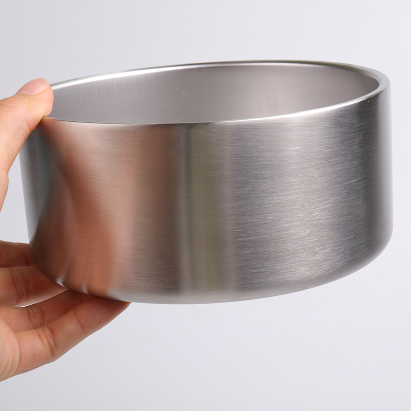 OKEYPETS Kisállat-kiegészítők Nagykereskedelmi Kutya Luxus Tál 32/64oz Utazó Hordozható Egyedi Logós Rozsdamentes Acél Kutyatálak 9