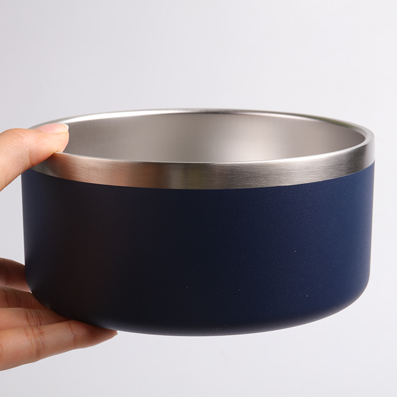 OKEYPETS Kisállat-kiegészítők Nagykereskedelmi Kutya Luxus Tál 32/64oz Utazó Hordozható Egyedi Logós Rozsdamentes Acél Kutyatálak 17