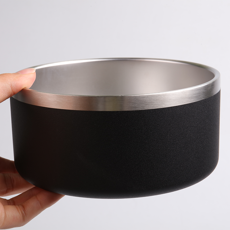 OKEYPETS Kisállat-kiegészítők Nagykereskedelmi Kutya Luxus Tál 32/64oz Utazó Hordozható Egyedi Logós Rozsdamentes Acél Kutyatálak 13