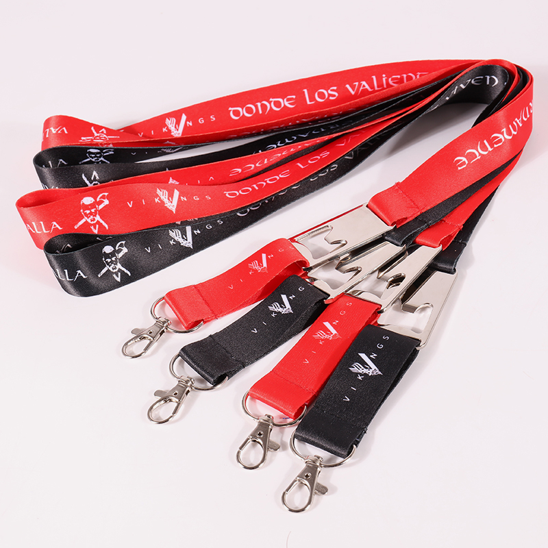 Lanière porte-clés promotionnels personnalisés par sublimation avec logo, en polyester, à petit prix 18